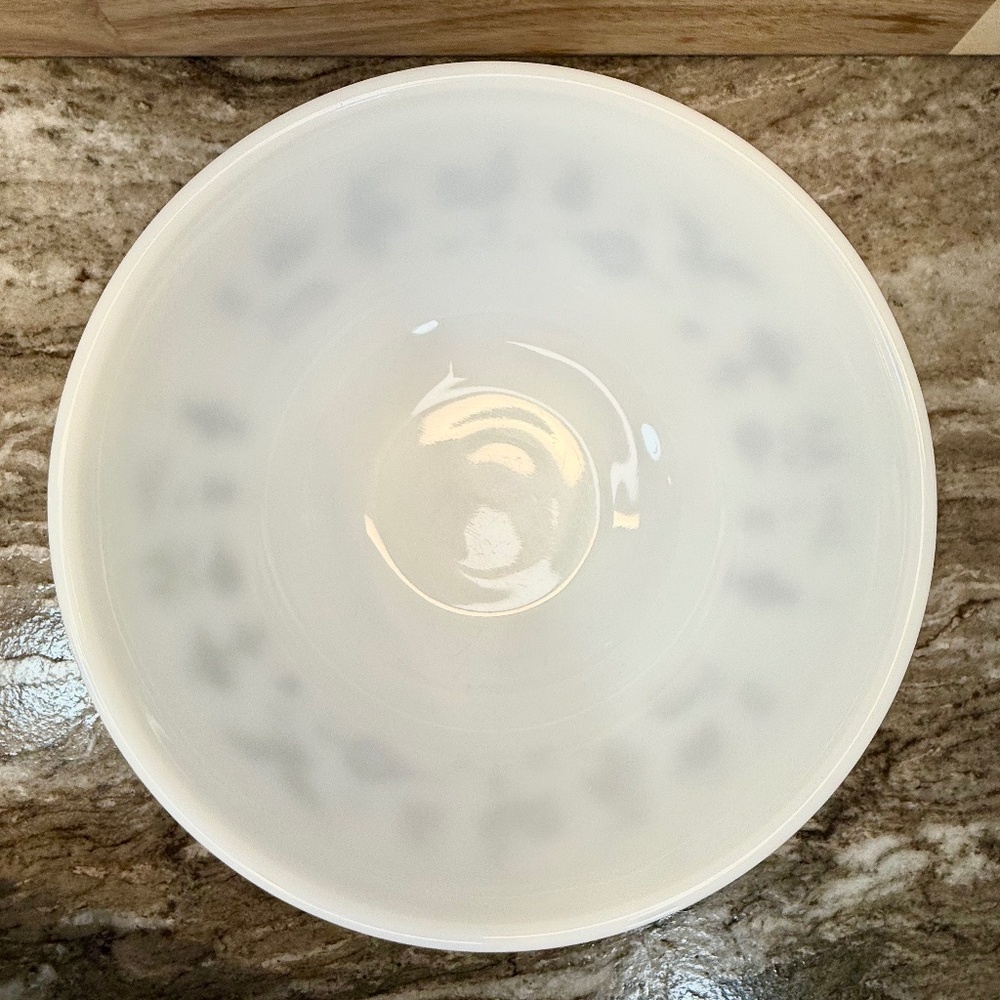 Vintage Pyrex Early American Mixing Bowl Brown on White #403 2.5 Qt - Excellent - Picture 5 of 9